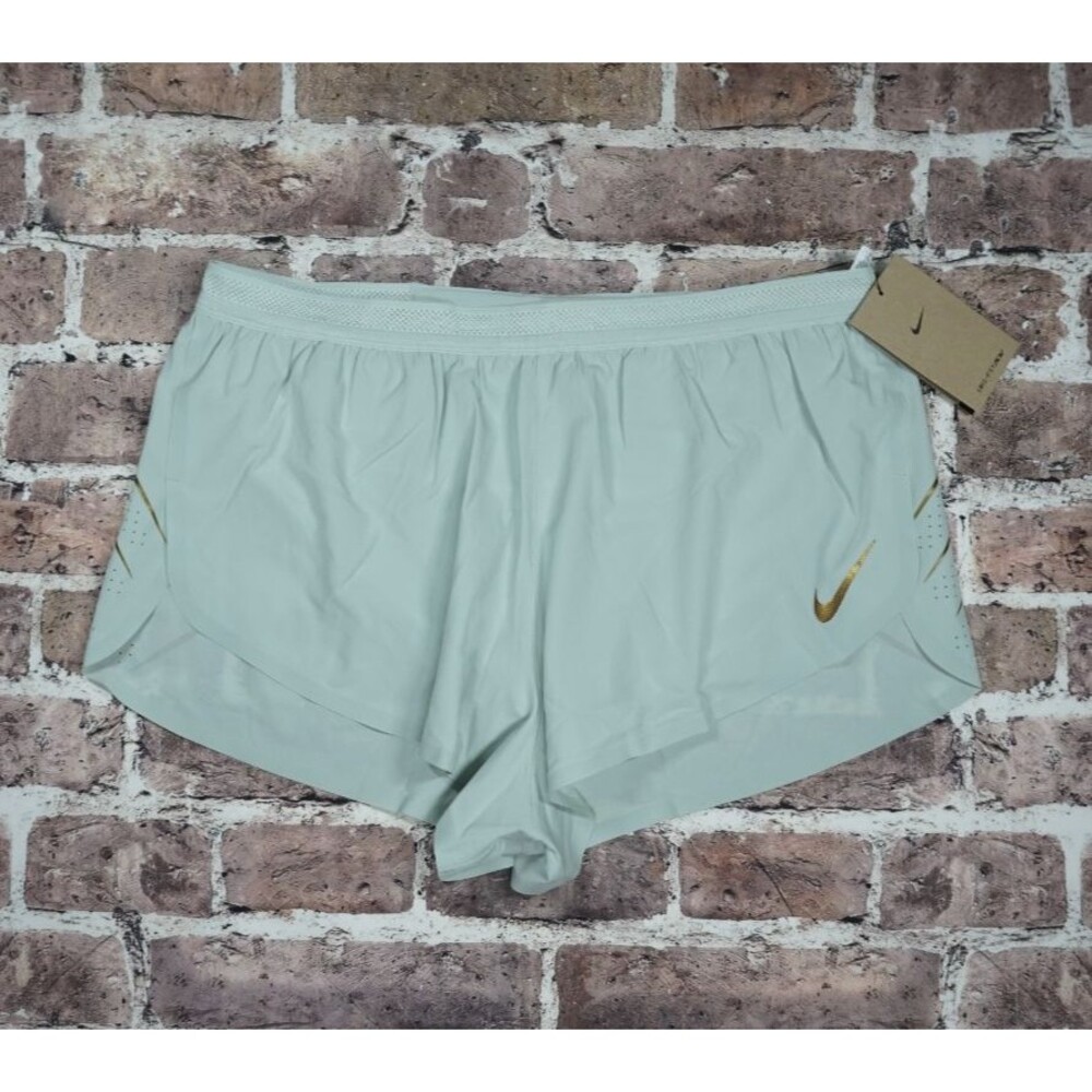 NWT Nike AeroSwift Dri-FIT ADV 2" Running Shorts Mens Large Blue Racing Split